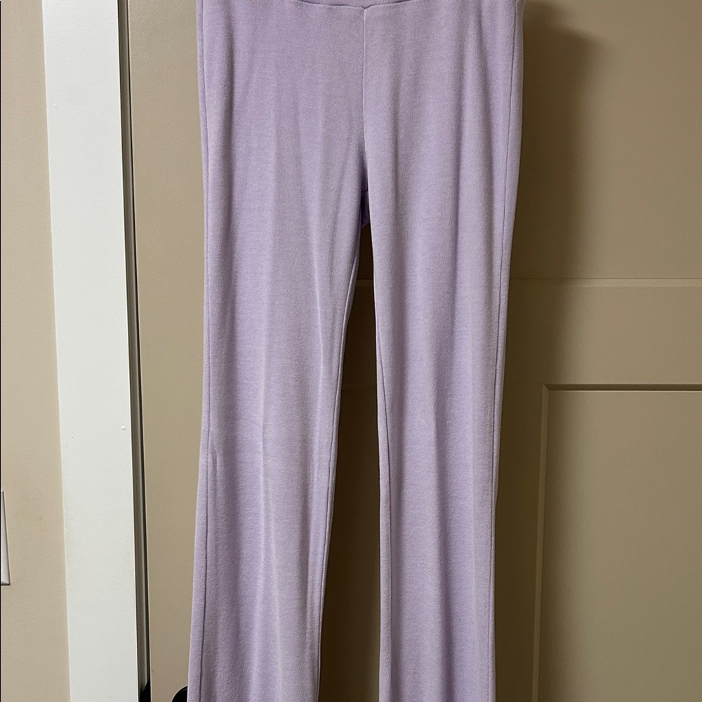 New York & Company Light Purple Straight Leg Pants
